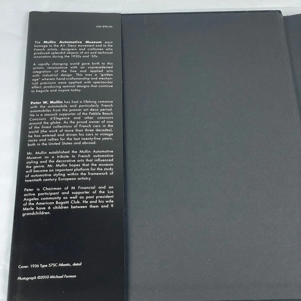 The Art of Bugatti Mullin Automotive Museum Book Richard Adatto Michael Furman